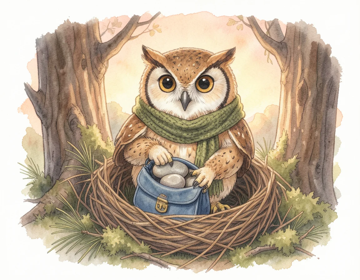 Little Owl Is Not Sleepy Yet