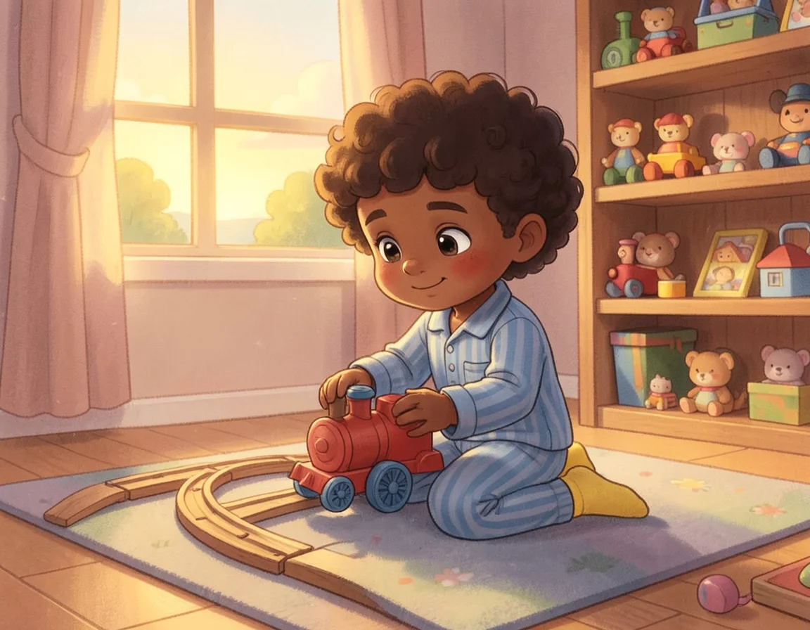 Where Does the Toy Train Sleep?