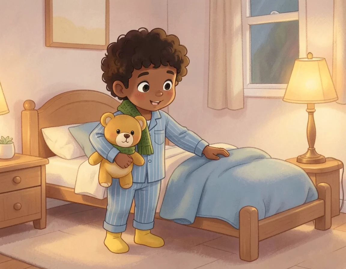 The Teddy Bear Who Needed Tucking In First