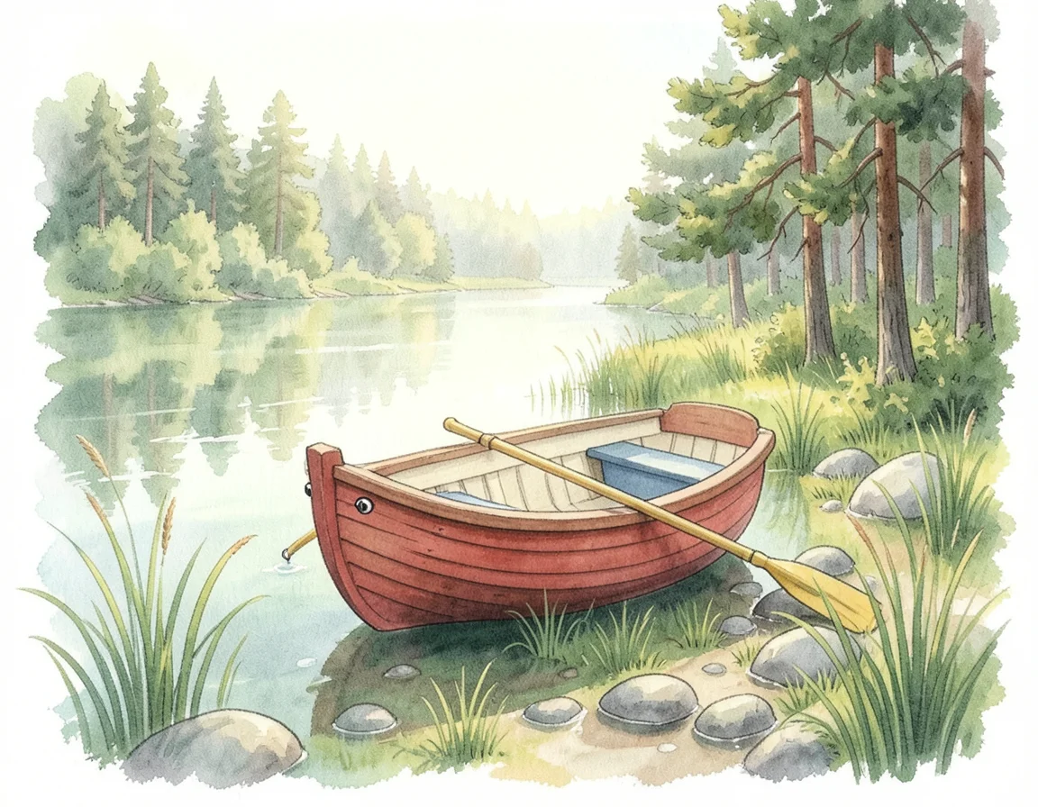 The Little Boat Afraid of the Quiet Lake