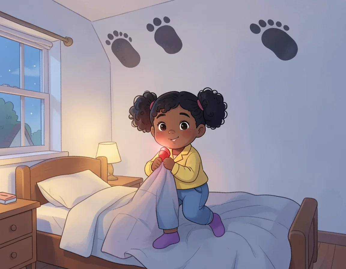 Who Left Footprints Across the Ceiling?