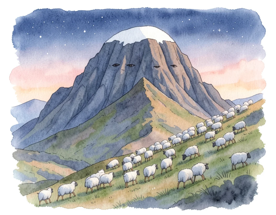 The Mountain That Could Not Stop Counting Sheep