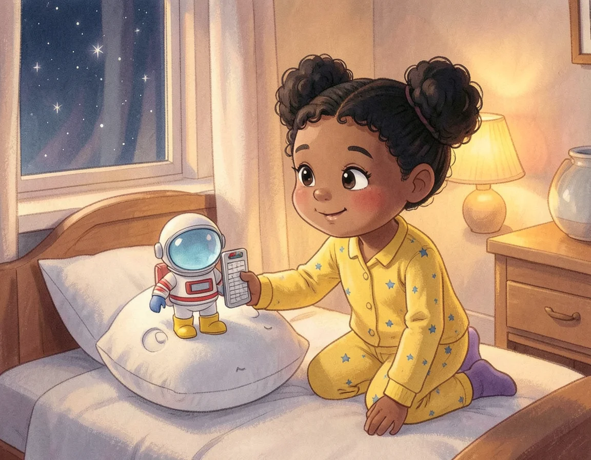 The Toy Astronaut Waiting for Mission Sleep