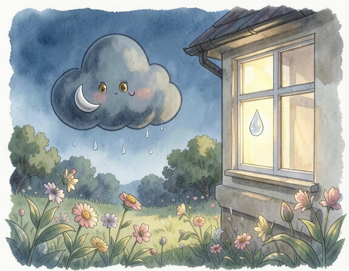 The Raincloud Who Apologized to the Window