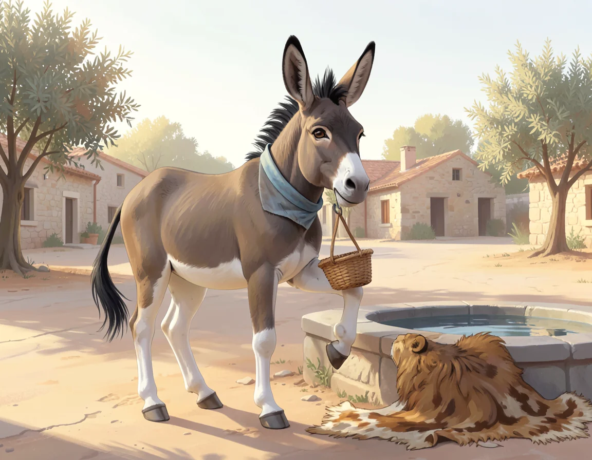 The Donkey Who Borrowed a Lion's Roar