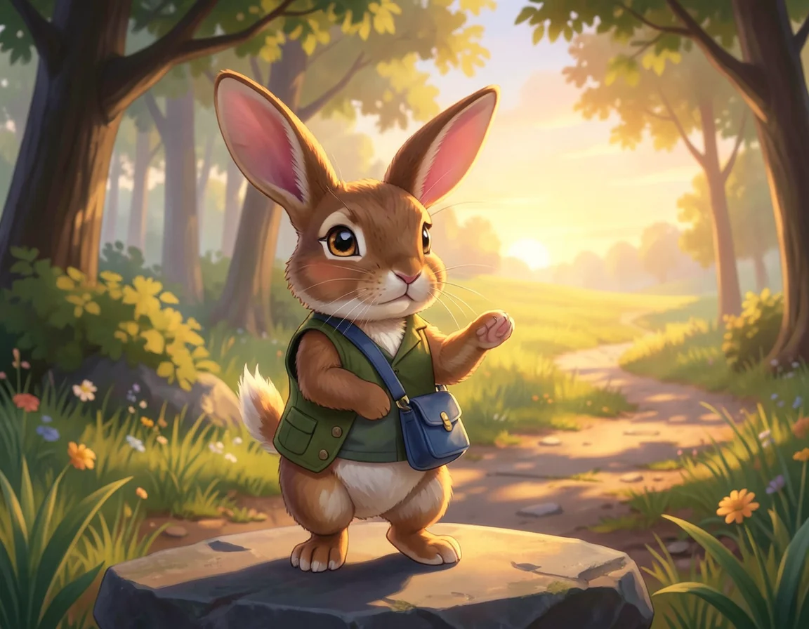 The Rabbit Who Made a Lion Fear His Own Reflection