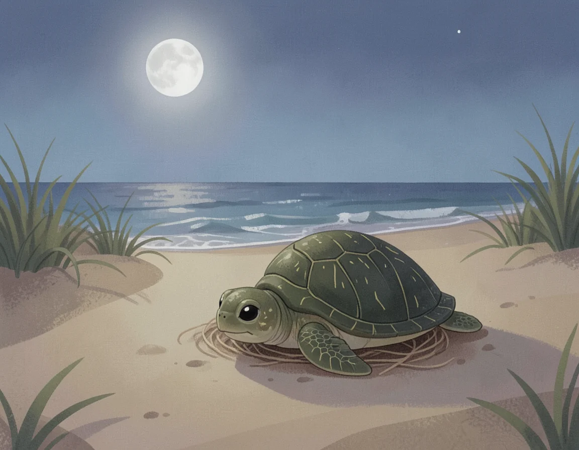 The Baby Turtle's Long Walk to the Water