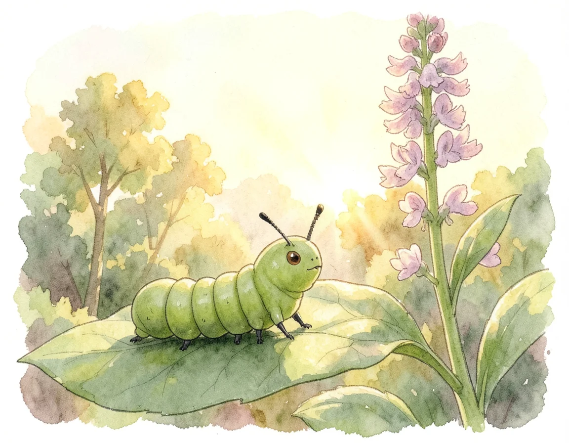 The Caterpillar That Became Very Still