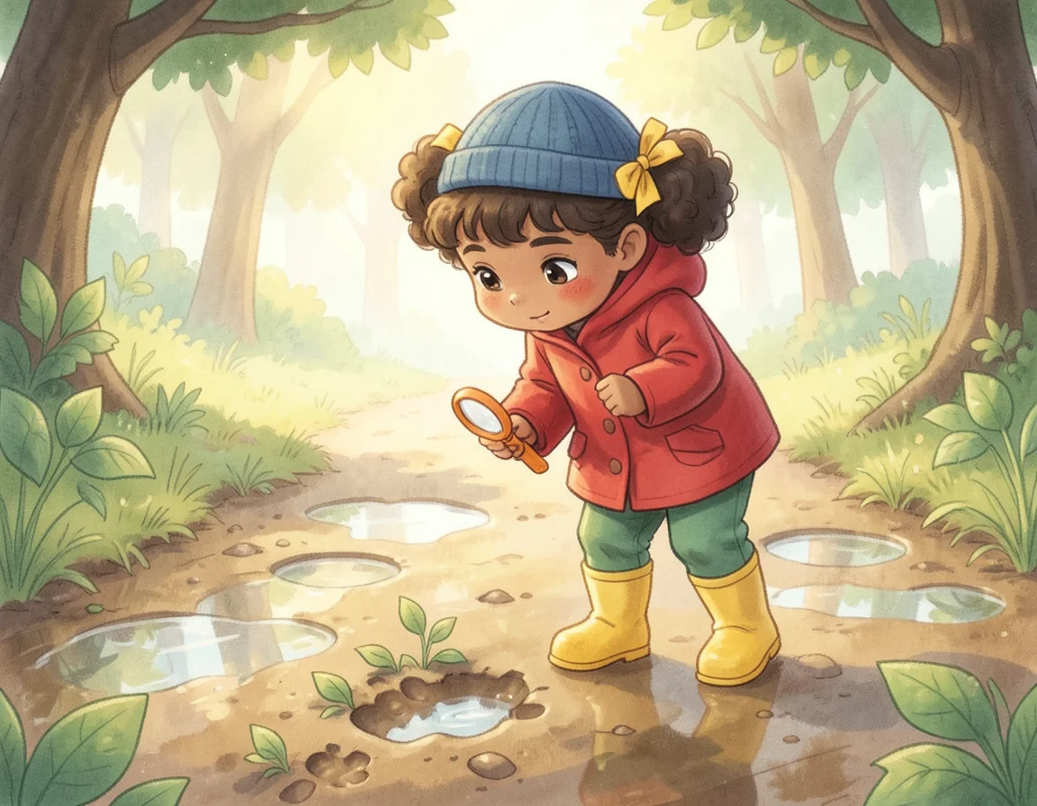 Who Left Footprints in the Mud?
