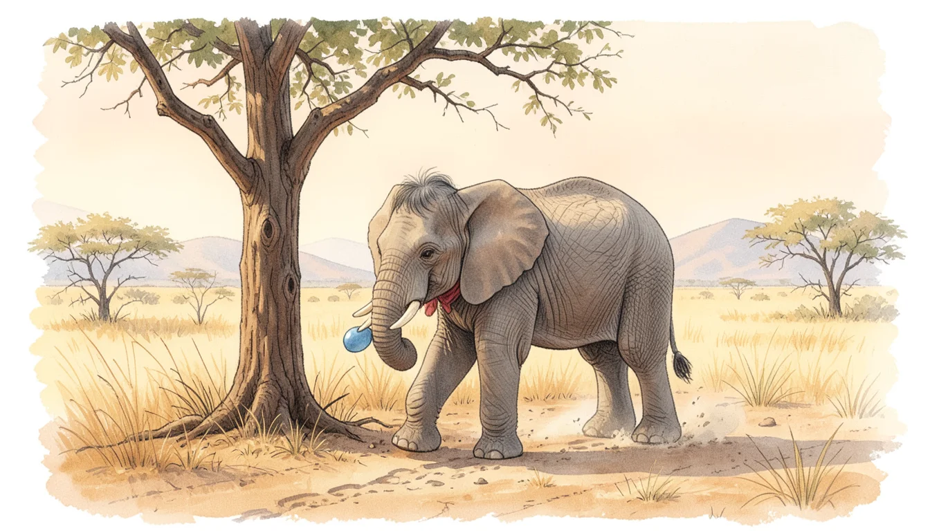 The Elephant Calf Who Learned the Path to Water