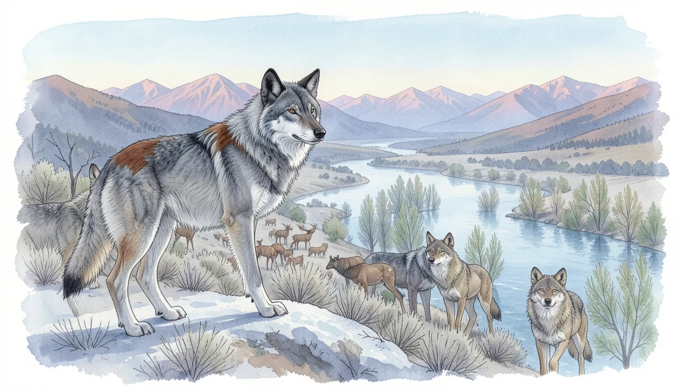 The Wolf Pack That Changed a River Without Touching It