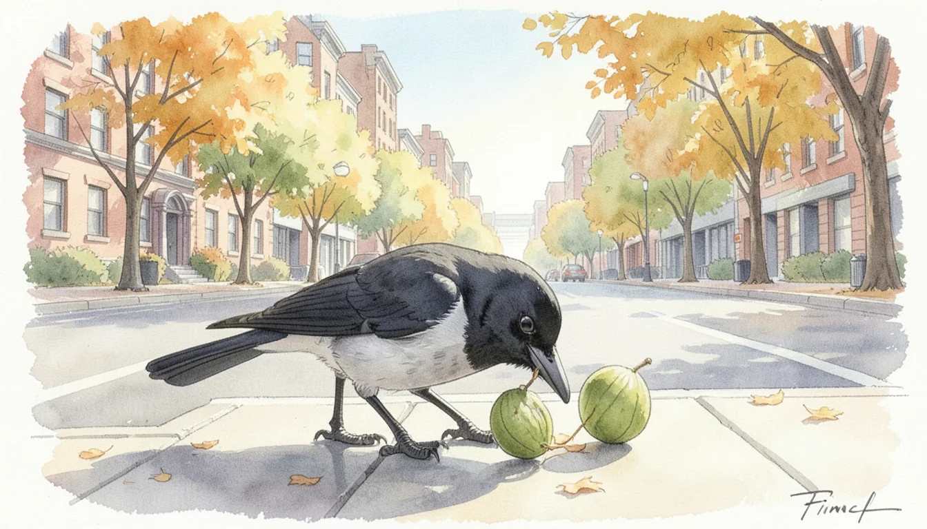 The Bird That Outsmarted a City Traffic Light