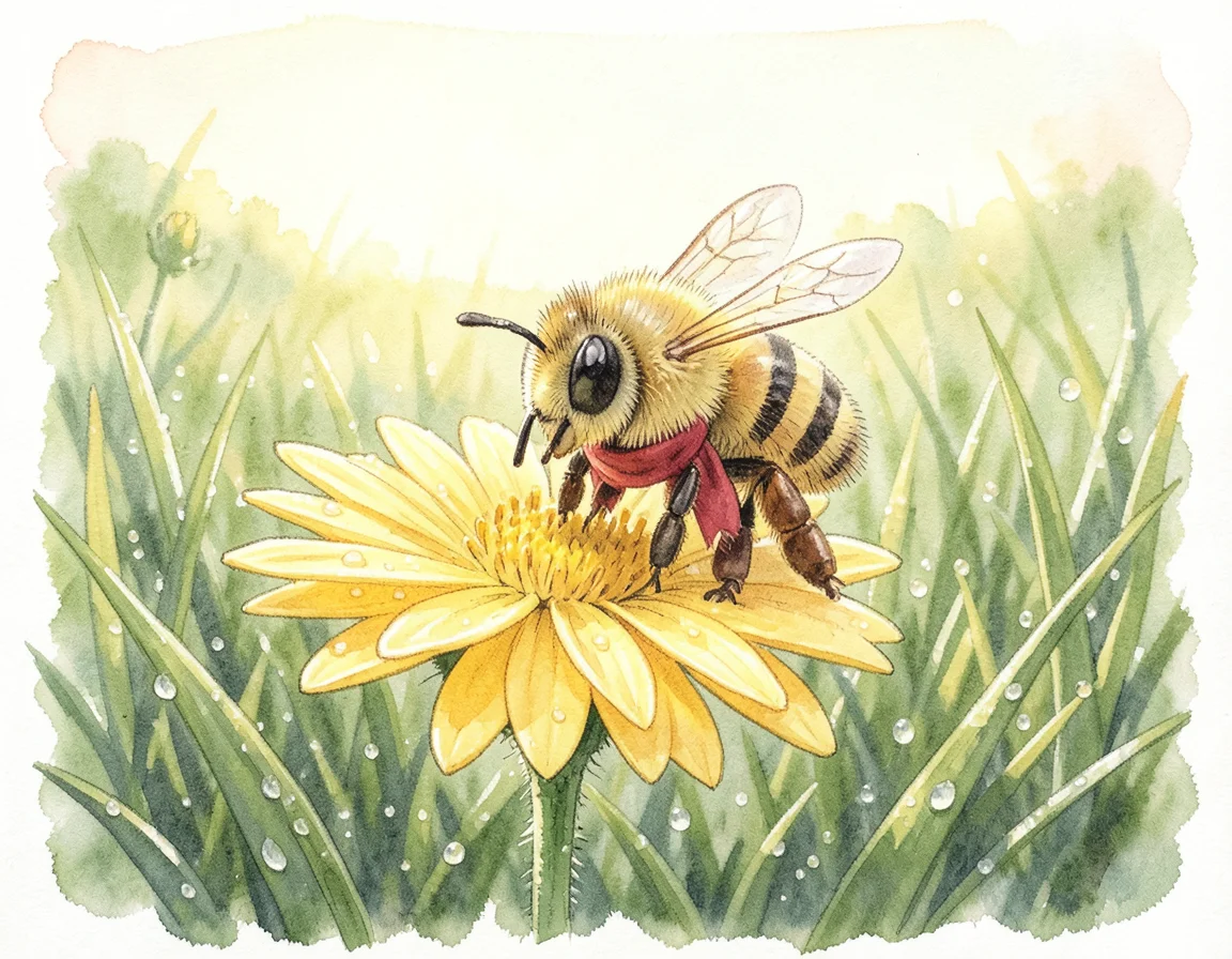 The Bee Who Forgot Which Flower