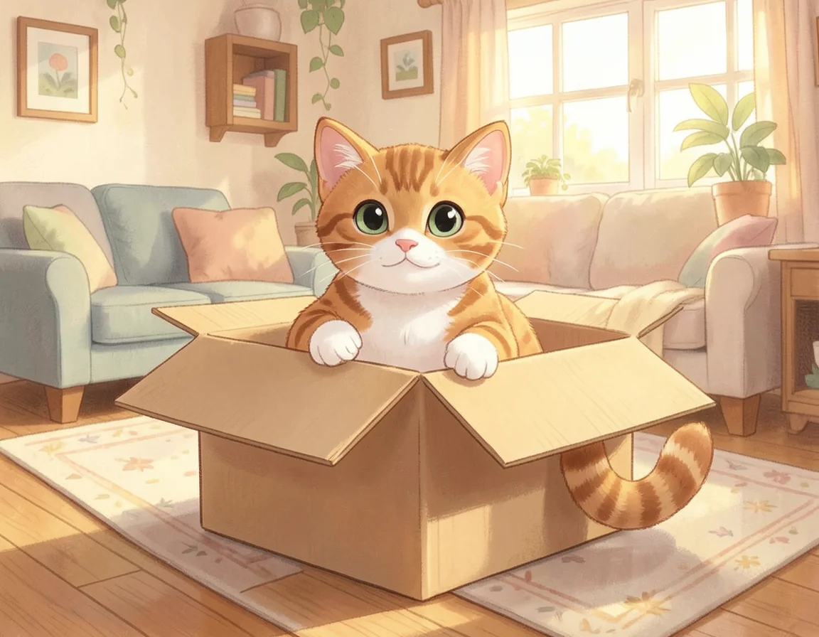The Cat Who Sat in Every Box