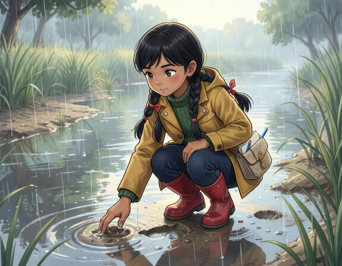 The Girl Who Found Tomorrow's Footprints in the Mud