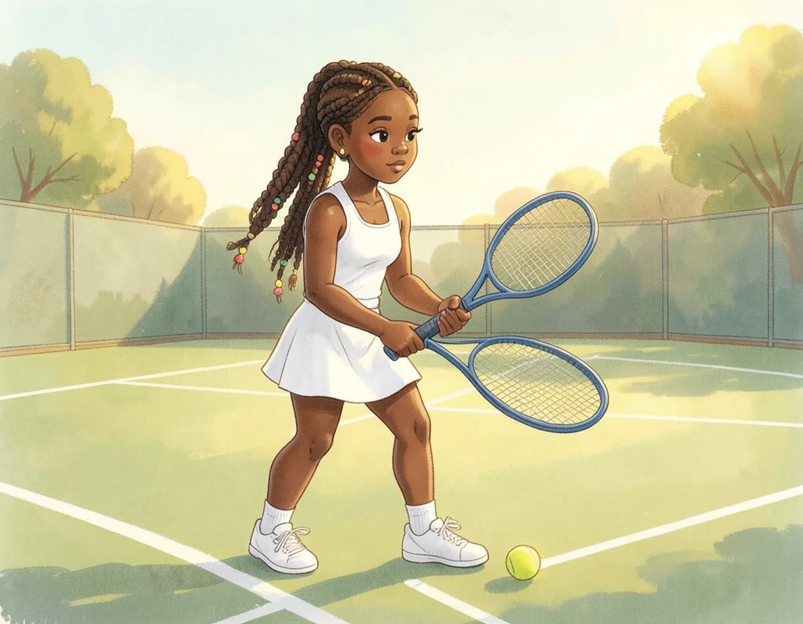 Serena Williams Hit the Ball Like a Question