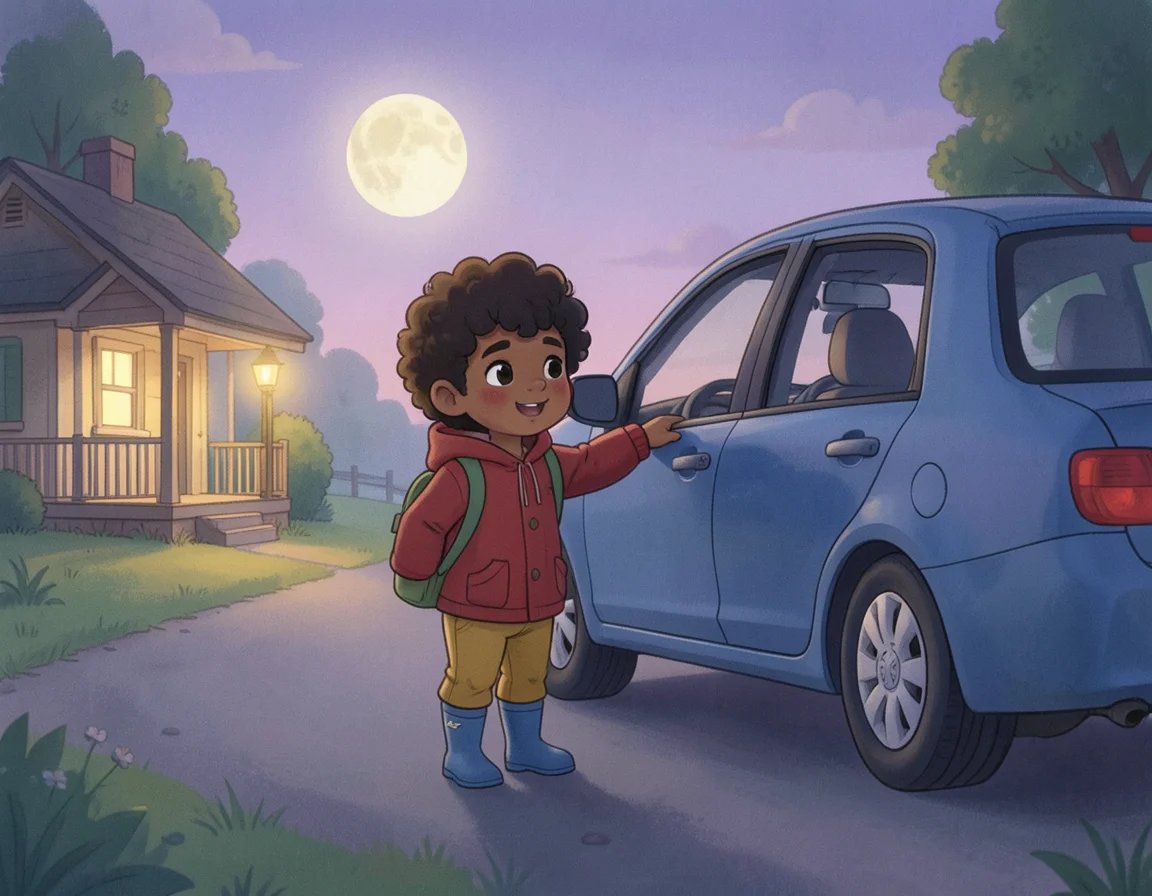 Why Does the Moon Follow the Car?